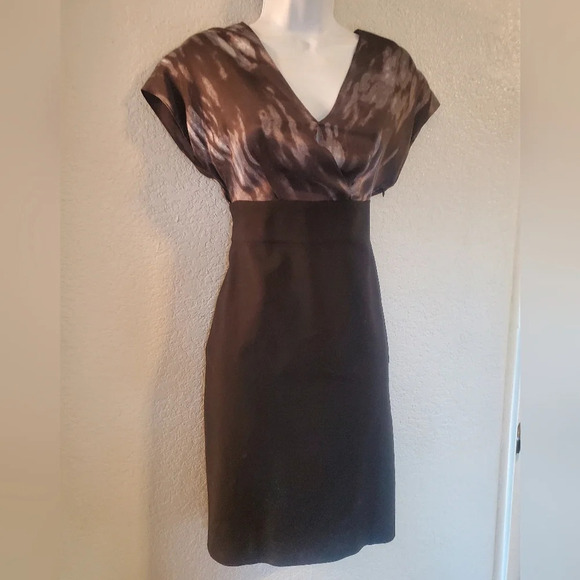💚5/$25 Banana Republic Silk & Wool Bodice Pencil Sheath Dress Size XS - Picture 6 of 8